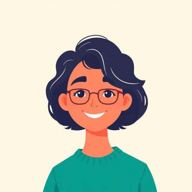 Friendly illustrated portrait of the founder of Klarify